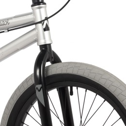 Велосипед BMX 20" NOVATRACK PSYCHO, серебристый