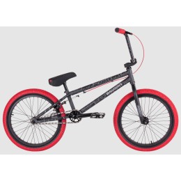 Велосипед BMX 20" Tech Team Grasshoper 2022, красно-черный