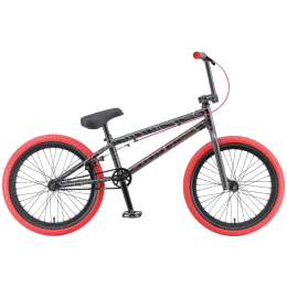 Велосипед BMX 20" Tech Team Grasshoper (2023), черно-красный