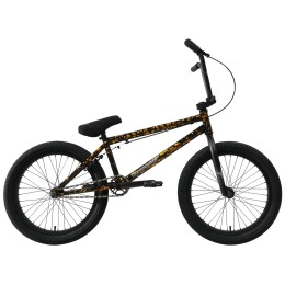 Велосипед BMX 20" Tech Team Grasshoper 2024, оранжевый-черный