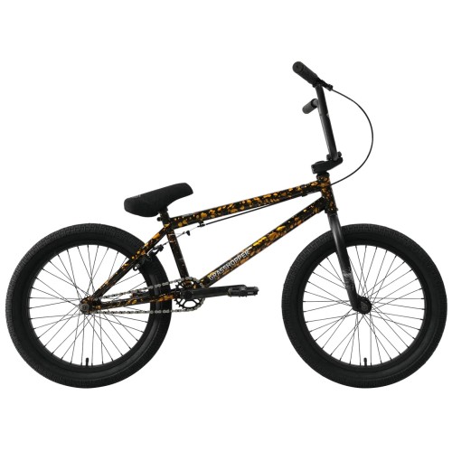 Велосипед BMX 20" Tech Team Grasshoper 2024, оранжевый-черный