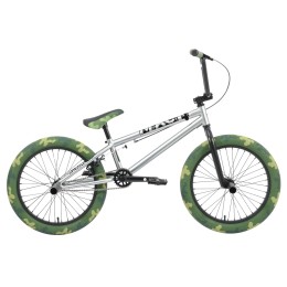 Велосипед BMX 20" Tech Team Mack 2025, серебряный