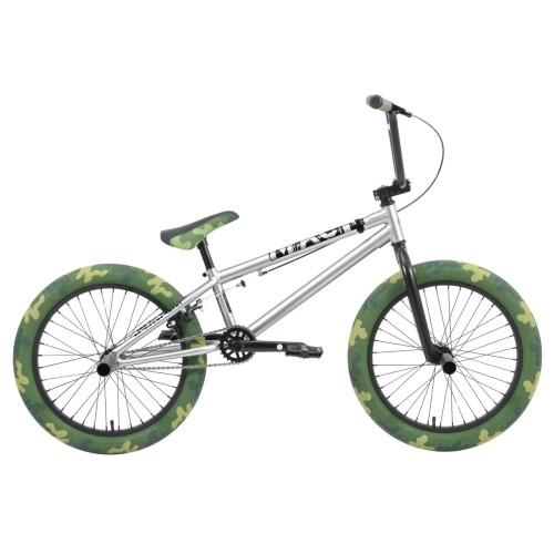 Велосипед BMX 20" Tech Team Mack 2025, серебряный