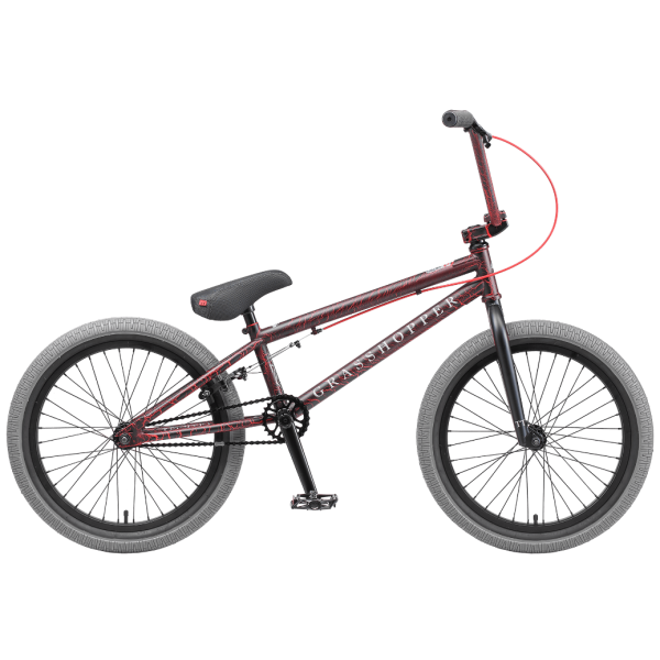 Велосипед BMX 20" Tech Team Grasshoper 2022, красно-серый