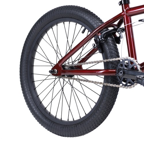 Велосипед BMX 20" WOOHOO STAGE THREE (2025), бордовый