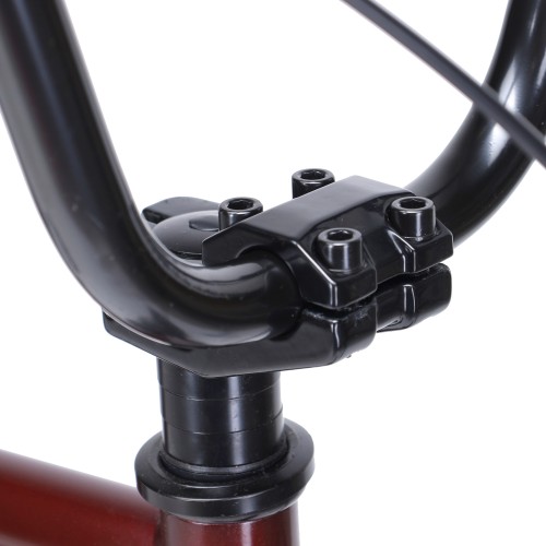 Велосипед BMX 20" WOOHOO STAGE THREE (2025), бордовый