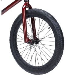 Велосипед BMX 20" WOOHOO STAGE THREE (2025), бордовый