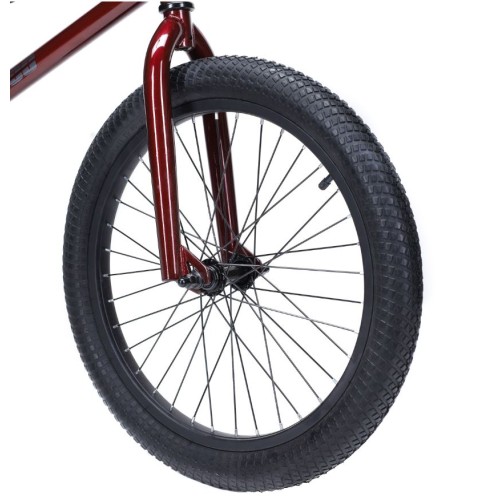 Велосипед BMX 20" WOOHOO STAGE THREE (2025), бордовый