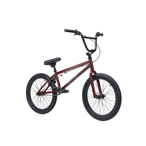 Велосипед BMX 20" WOOHOO STAGE THREE (2025), бордовый