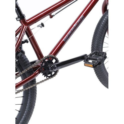 Велосипед BMX 20" WOOHOO STAGE THREE (2025), бордовый