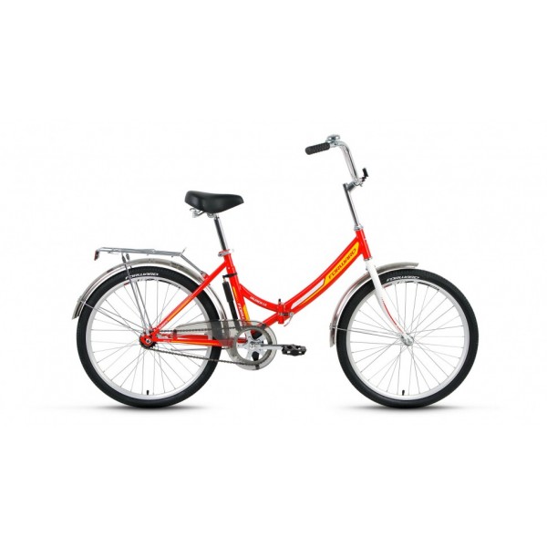Велосипед FORWARD VALENCIA 1.0 (24" 1 ск. рост 16" скл.) красный, (2018)