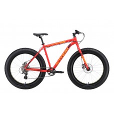 Велосипед Stark'24 Fat 26.3 D красный/оранжевый