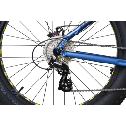 Велосипед Stark'25 Fat 26.2 D берлинская лазурь матовый/черный