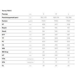 Велосипед Stark'25 Terros 700 S, серебристый металлик/грозовой