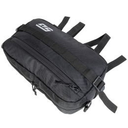 Велосумка на руль STG, модель FB-018, размер 32х19х9 см, черный