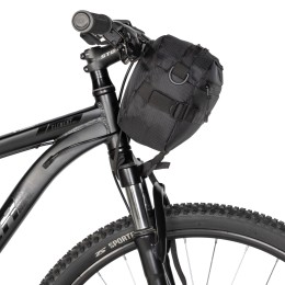 Велосумка на руль STG, модель FB-018, размер 32х19х9 см, черный