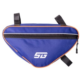 Велосумка под раму, модель STG FB-002, размер 30х17х6 см, василёк/оранжевый