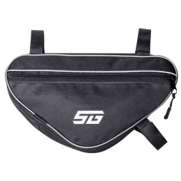 Велосумка под раму STG, модель FB-003, размер 33х18х6 см, черный/серый