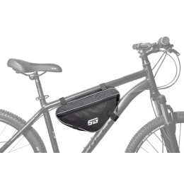 Велосумка под раму STG, модель FB-003, размер 33х18х6 см, черный/серый
