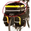 Верхняя секция ПИК-99 к велорюкзаку ТРЕК-40, черно-желтая