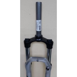 Вилка 26" амортизационная SUNTOUR SF18-XCE-DS-26-100, 100 мм, серебристая