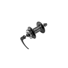 Втулка NOVATEC S-ELITE MTB-BOOST передняя, алюминиевая, под Disk 6 болтов, эксцентрик, 32 отв, ось 9х110x118мм, промы, черная