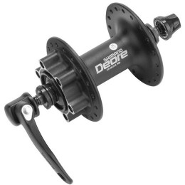 Втулка передняя Shimano Deore M525, 36H, под диск, QR, чёрная