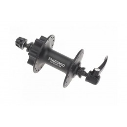 Втулка передняя Shimano Deore M525A, 32 отв, QR, 6-болт, черн.