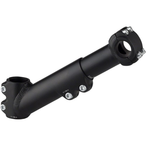 Вынос руля ZOOM Tandem Stoker TDS-A169-8, ВЫДВИЖНОЙ 1.1/8" х 25,4 х 160-200 мм, Чёрный