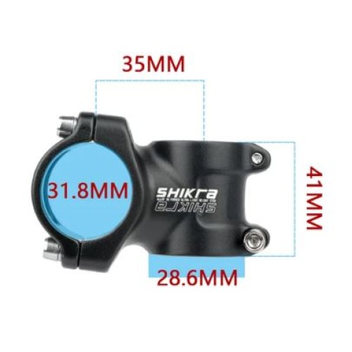 Вынос SHIKRA 35 мм, 31,8 мм, 7 градусов, черный