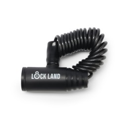 Замок навесной велосипедный LOCKLAND, пружинный, 3х1200 мм, английский ключ