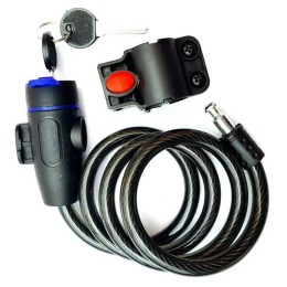 Замок с ключом с креплением KRYPTON J03-6x1000, 6х1000мм, черный