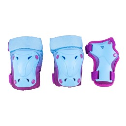 Защита Tech Team Safe fit teens 3.0 sky blue (голубой/фиолетовый)