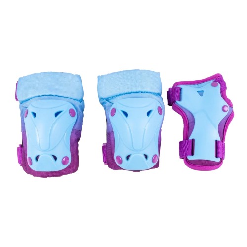 Защита Tech Team Safe fit teens 3.0 sky blue (голубой/фиолетовый)