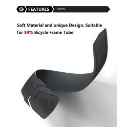 Защитная наклейка на нижнюю трубу рамы Enlee FG-60 Diamond blk, ПВХ, дизайн "бриллиант", черный