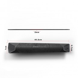 Защитная наклейка на нижнюю трубу рамы Enlee FG-60 Snake blk, ПВХ, дизайн "змея", черный