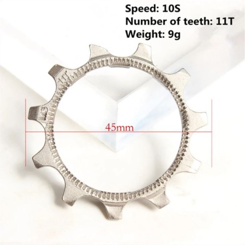 Звезда 11T SUNSHINE для кассеты 10 скор, хром
