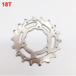 Звезда 18T SUNSHINE для кассеты 10 скор, хром