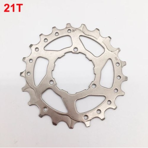 Звезда 21T SUNSHINE для кассеты 10 скор, хром