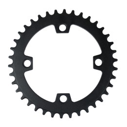 Звезда передняя COMIRON 36T NAROW WIDE, BCD104, фрезер, AL6061-T6, Fullblack. /WEI-ST-36/