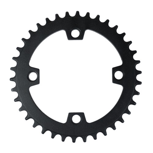 Звезда передняя COMIRON 36T NAROW WIDE, BCD104, фрезер, AL6061-T6, Fullblack. /WEI-ST-36/