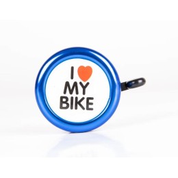 Звонок I love my bike 45A-09, синий