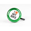 Звонок I love my bike 45A-11, зеленый