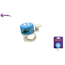 Звонок KLONK, ударный, Alu D35 мм, Дракончики, KLK-10008 (Blue)