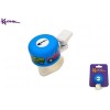 Звонок KLONK, ударный, Alu D35 мм, Машинки, KLK-10005 (Blue)