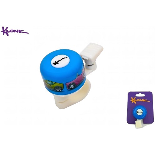 Звонок KLONK, ударный, Alu D35 мм, Машинки, KLK-10005 (Blue)