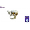 Звонок KLONK, ударный, Alu D35 мм, Смайлики, KLK-10006 (White)