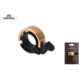 Звонок TORRENT, алюминиевый, кольцевой, RAPIDA, блистер, Bronze