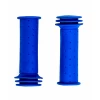 Грипсы детские, резиновые, длина 102мм, синие, инд.уп.Vinca Sport