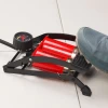 Насос ножной с манометром COMIRON FUJIN 2, стальной  корпус, два поршня 55*110мм.